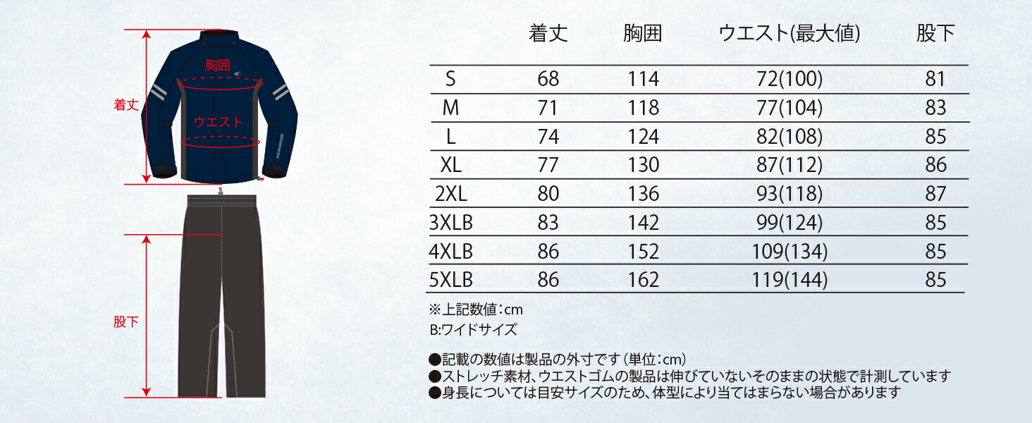 コミネ公式】RK-5393 ブレスターレインウェア フィアート | KOMINE