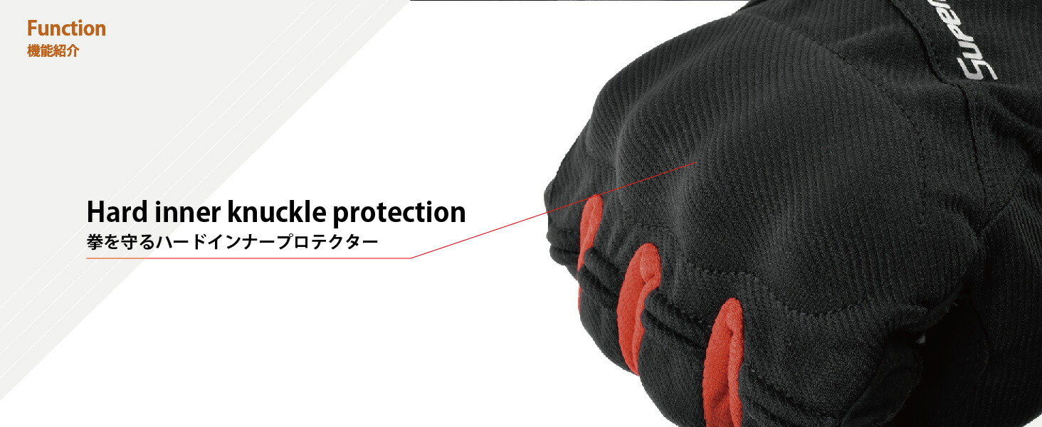 コミネ公式】GK-258 スーパーフィットプロテクトレイングローブ