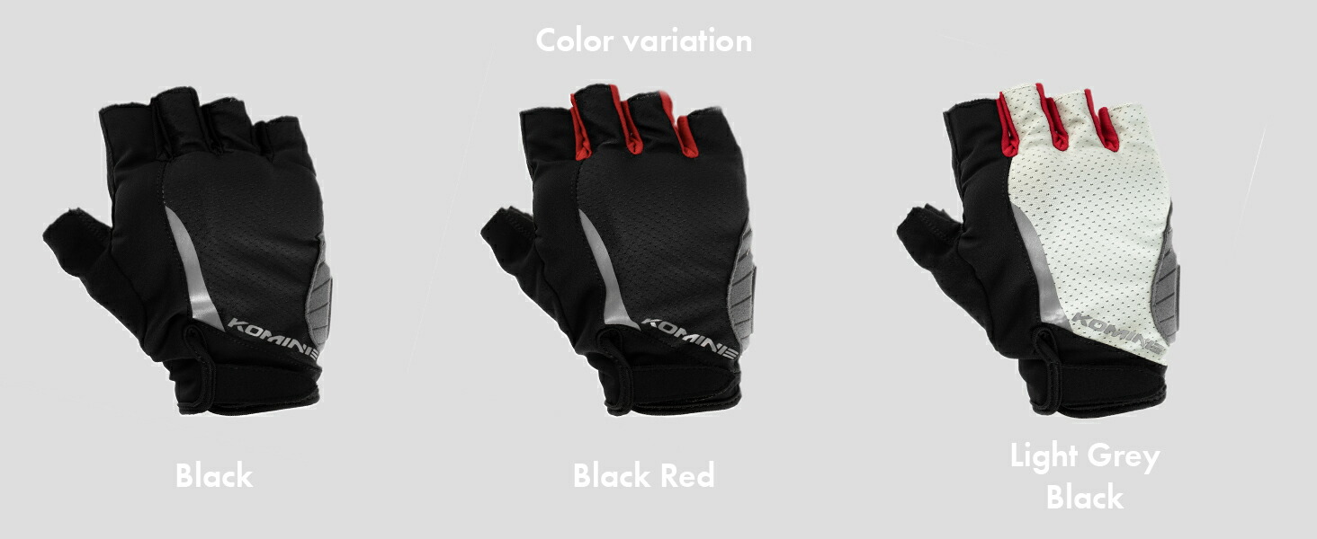 コミネ公式】GK-2593 プロテクトフィンガーレスメッシュグローブ