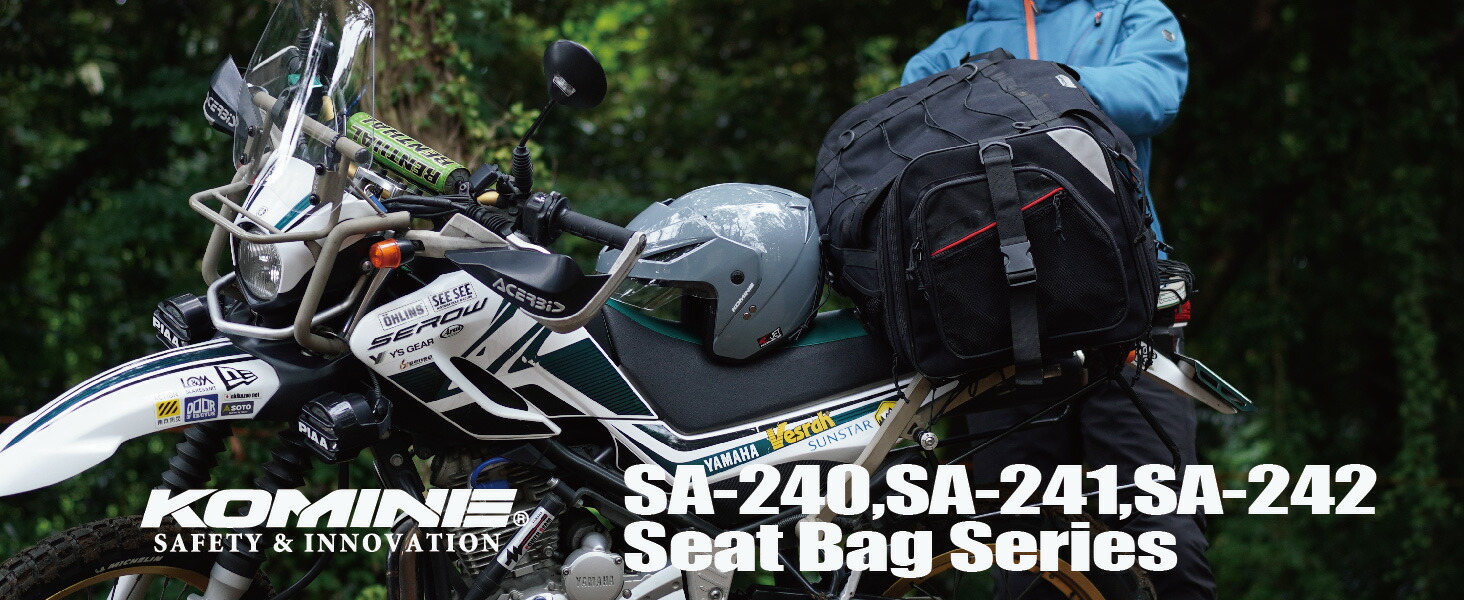Amazon | コミネ(KOMINE) バイク用 ツーリングシートバッグ