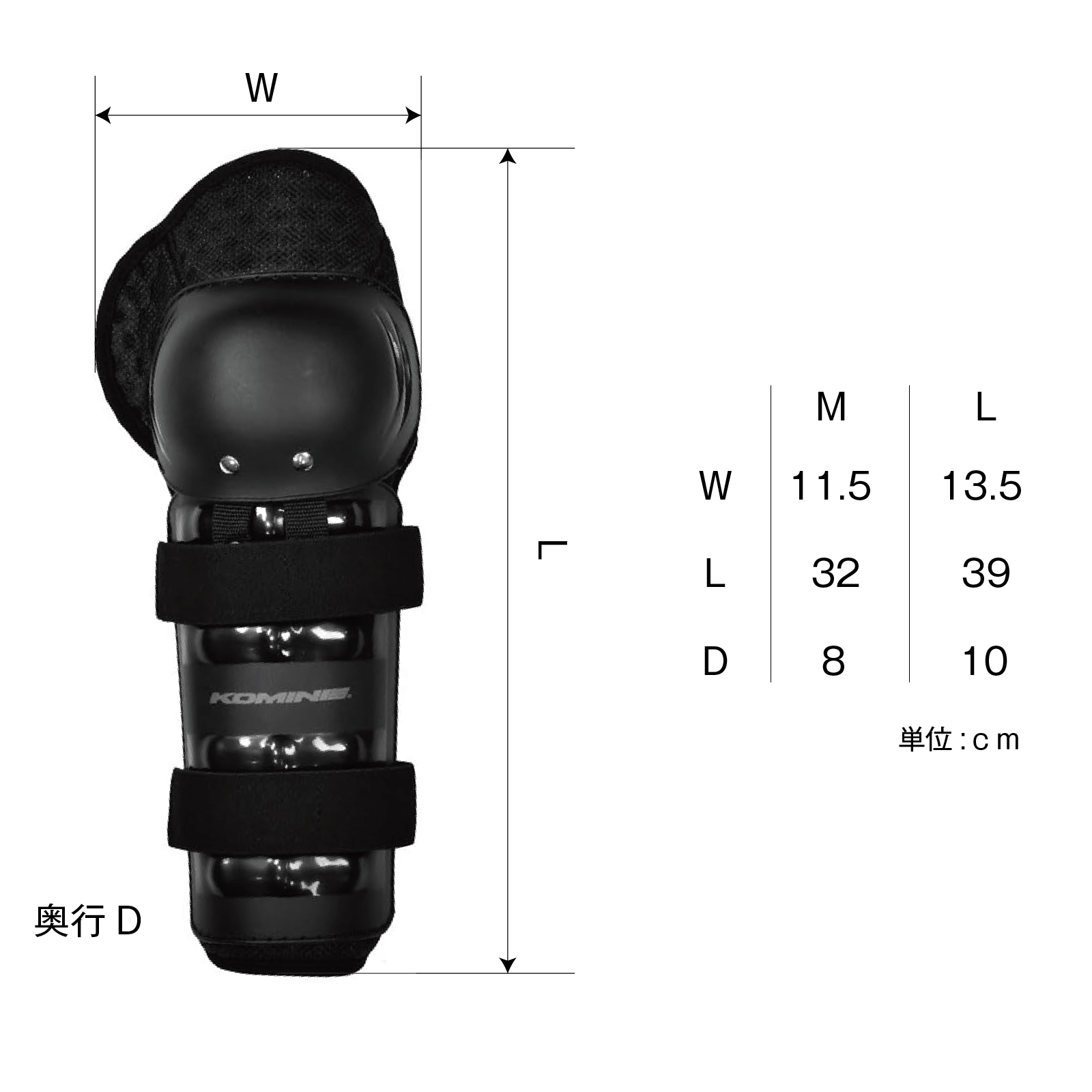 コミネ公式】SK-462 ハードニープロテクター ＜膝＞ | KOMINE